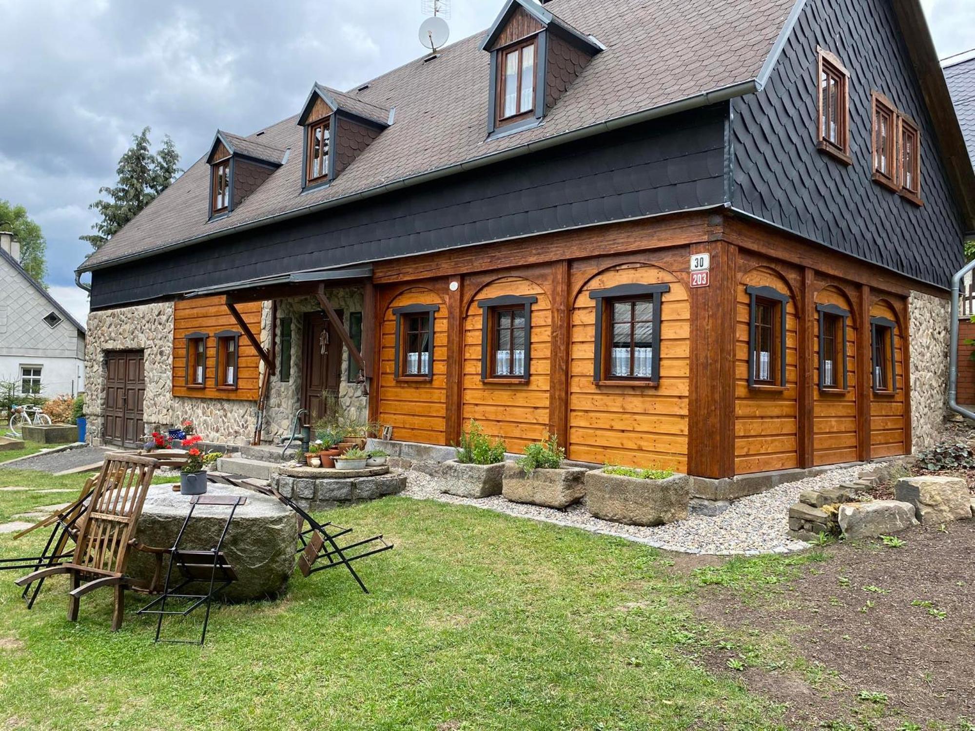 Chaloupka Kralovstvi Villa Šluknov Buitenkant foto